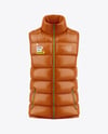 Glossy Down Vest Mockup