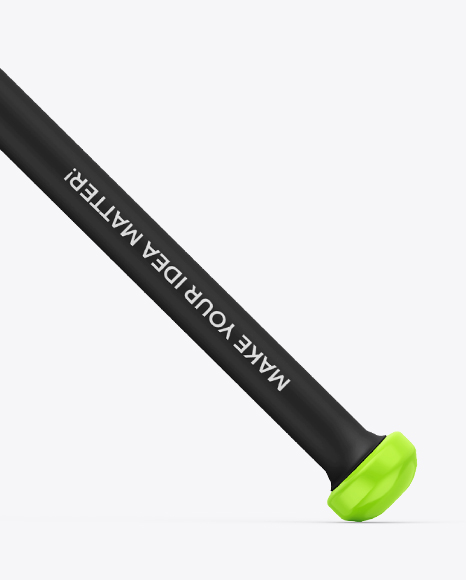 Two Glossy Baseball Bats Mockup