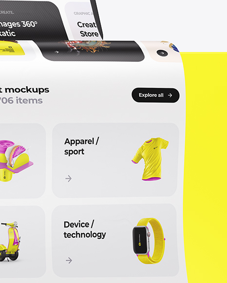 Long Scroll Mockup