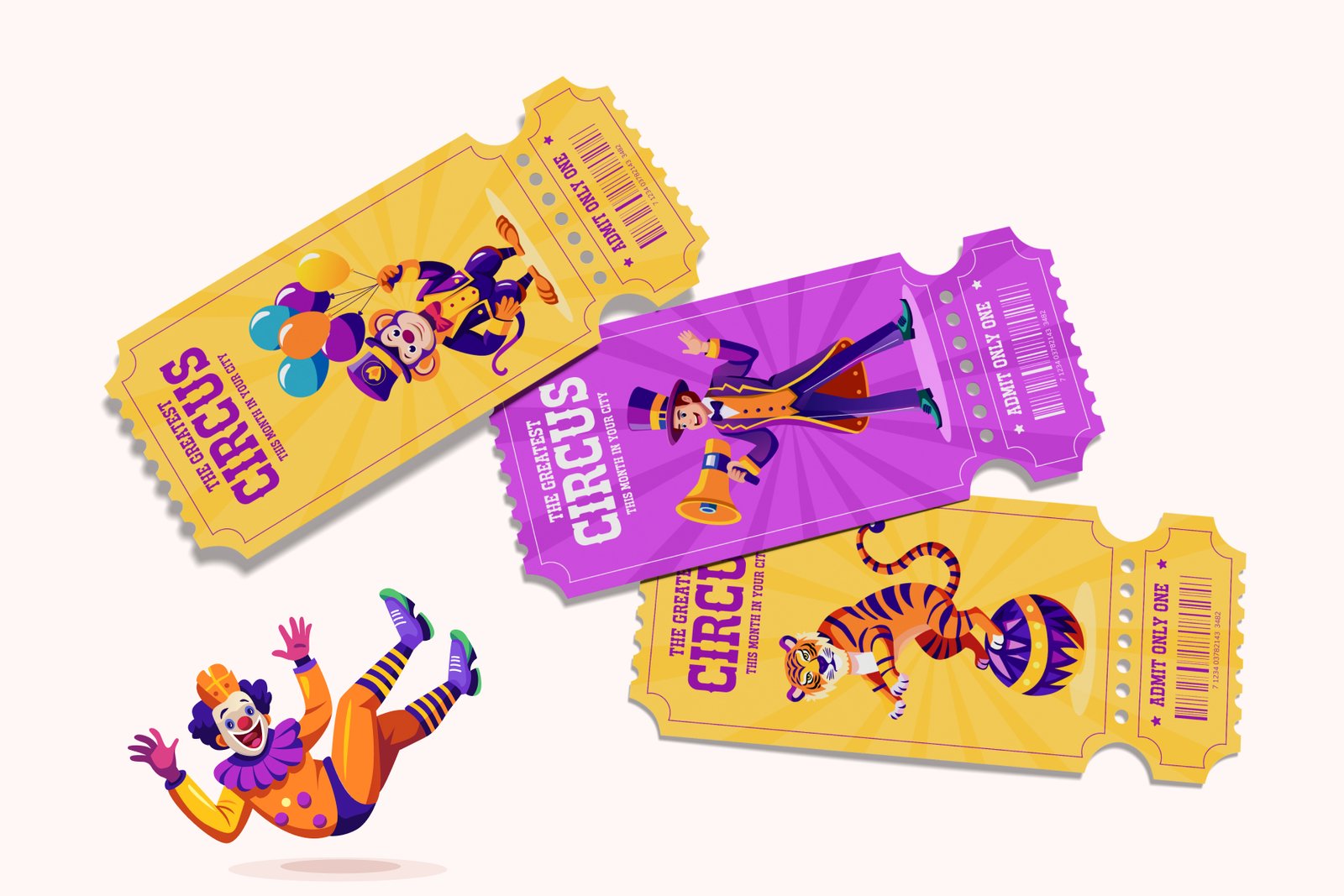 Circus Performer Illustrations