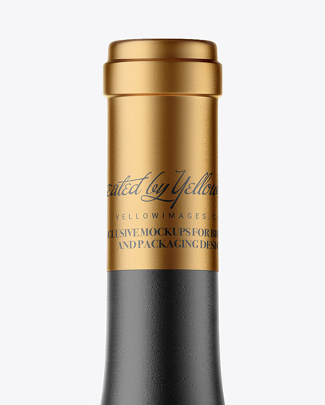 Ceramic Wine Bottle Mockup