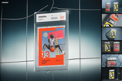 Trading Card Mockups - VOL 03 - Creative Store