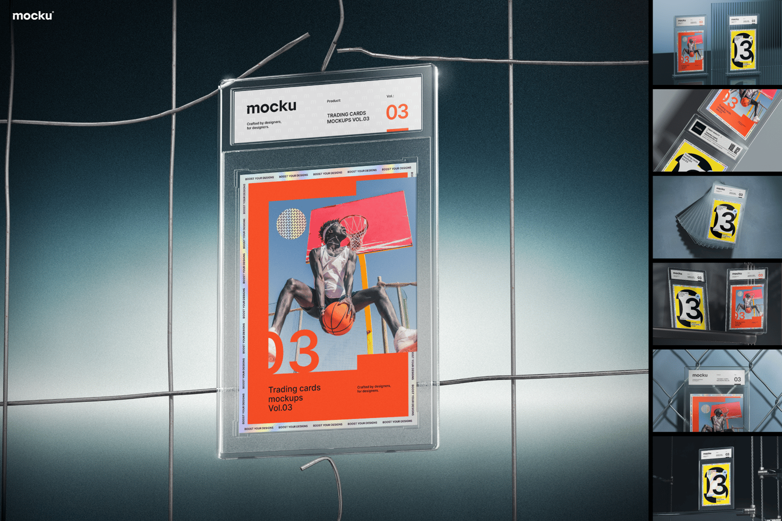 Trading Card Mockups - VOL 03