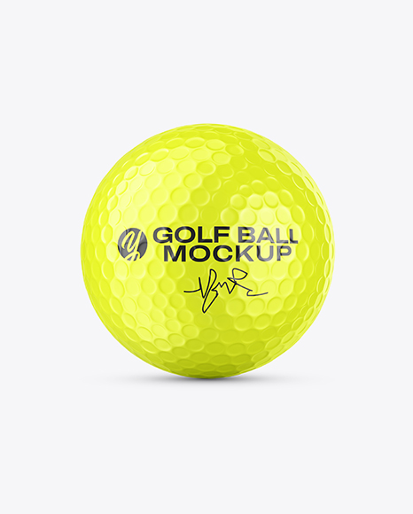 Golf Ball Mockup