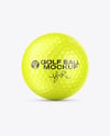 Golf Ball Mockup