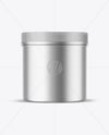 Matte Metallic Protein Jar Mockup