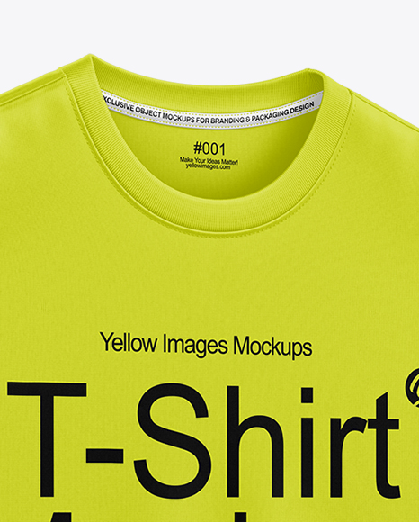 Crew Neck T-Shirt Mockup