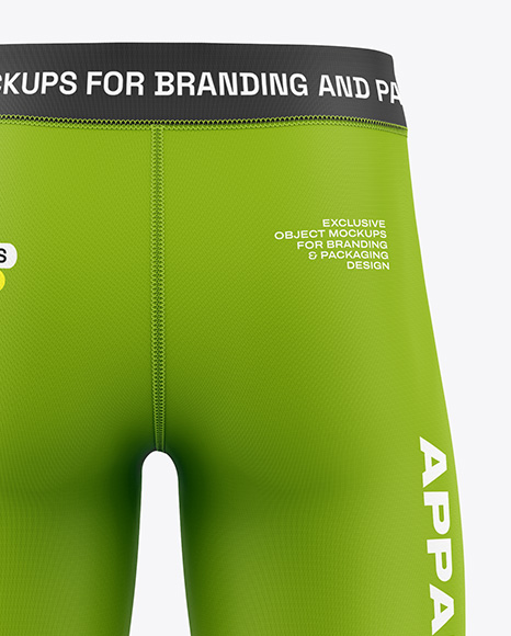 3/4 Men's Leggings Mockup