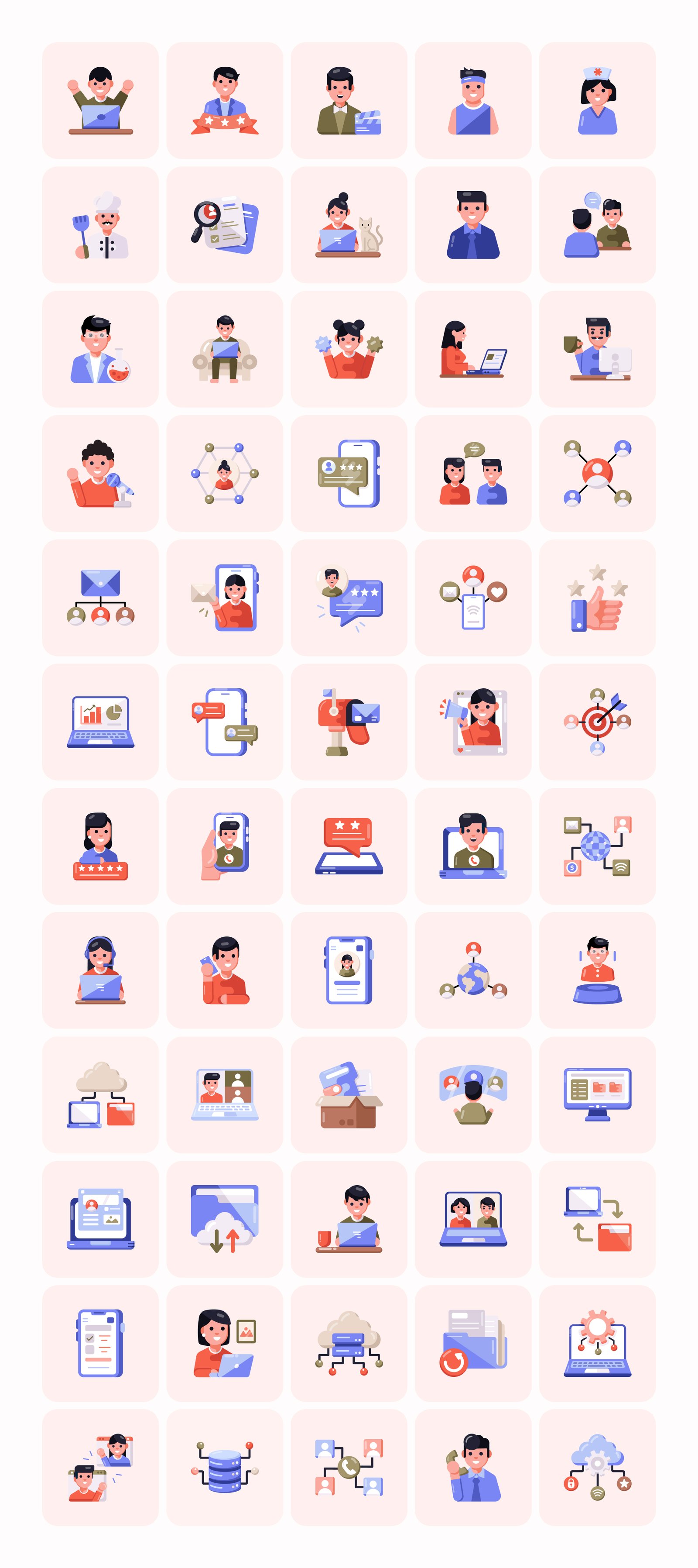 Flat Business Icons Bundle