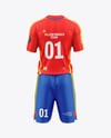 Soccer Kit Mockup - Back View