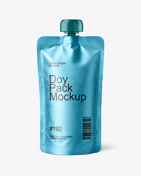 Metallic Doy Pack Mockup
