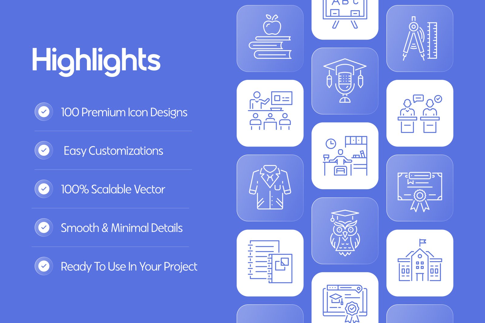 Education Icon Set