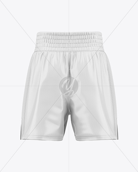 Boxing Shorts Mockup - Back View