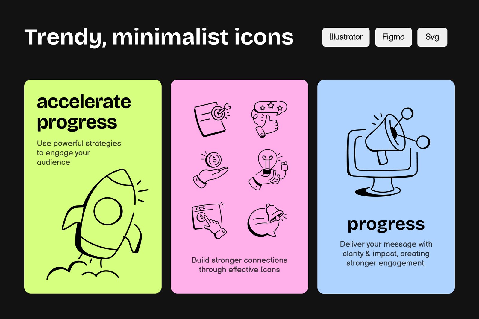 Marketing and Communication Icons