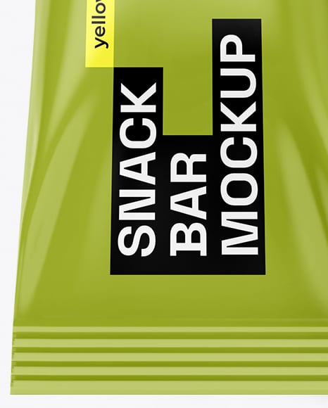 Chocolate Snack Bar Mockup