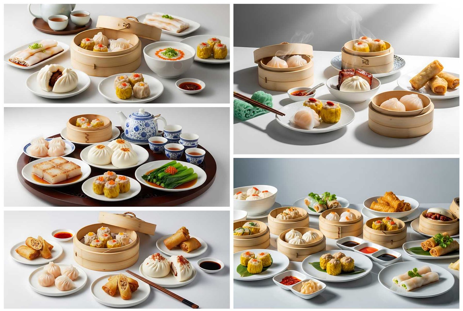 68 Cantonese Dim Sum Stock Photos for Food Branding and Editorial Use