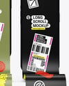 Three Long Scrolls Mockup