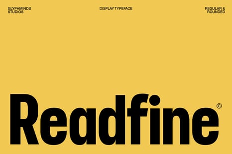 Readfine Display Typeface