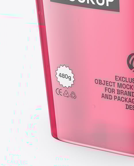 Clear Plastic Cup with Drink Mockup