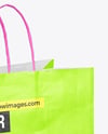 Kraft Paper Bag with Handles Mockup