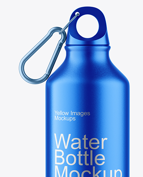 Aluminum Water Bottle Mockup