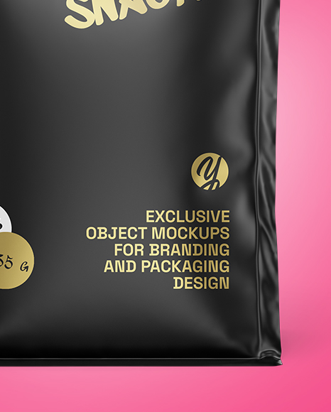 Matte Food Bag Mockup