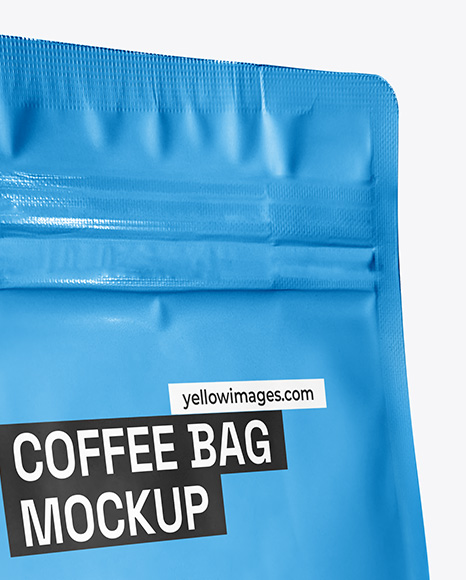 Matte Coffee Bag Mockup
