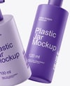 Two Cosmetic Bottles Mockup