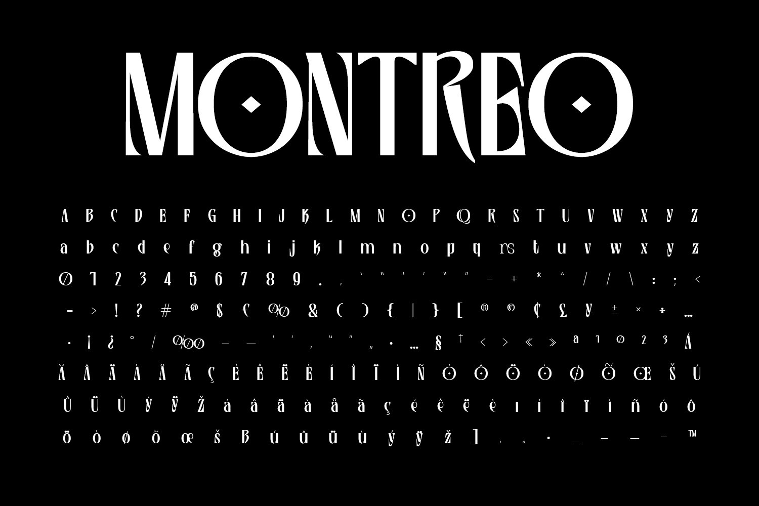 Montreo Display Font