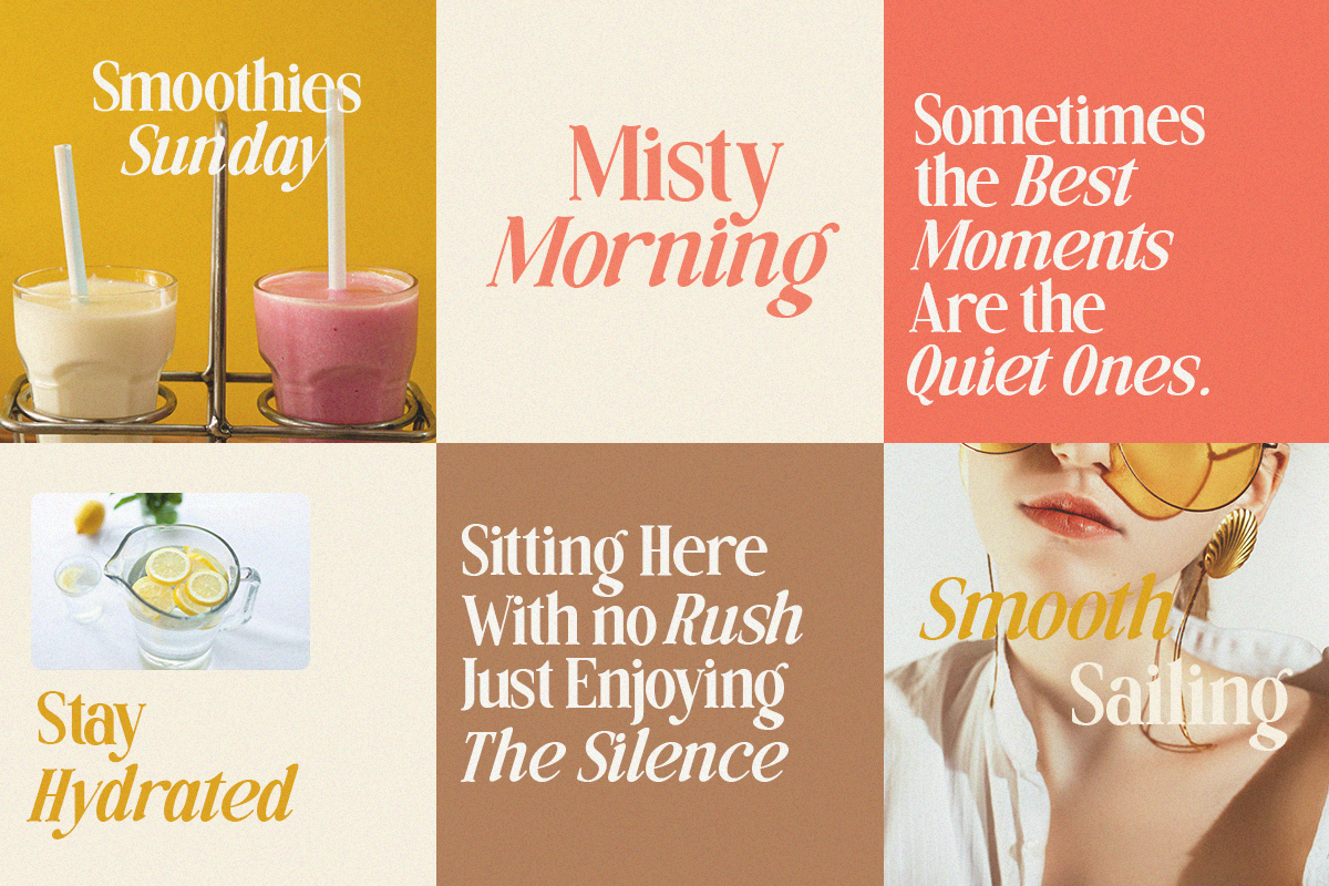 Snow Flakes - Nostalgic Serif Font