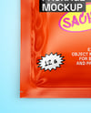 Glossy Sachet Mockup