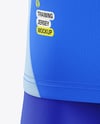 Training Short Sleeve Kit Mockup - Back Half Side View