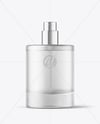 Frosted Glass Perfume Bottle Mockup