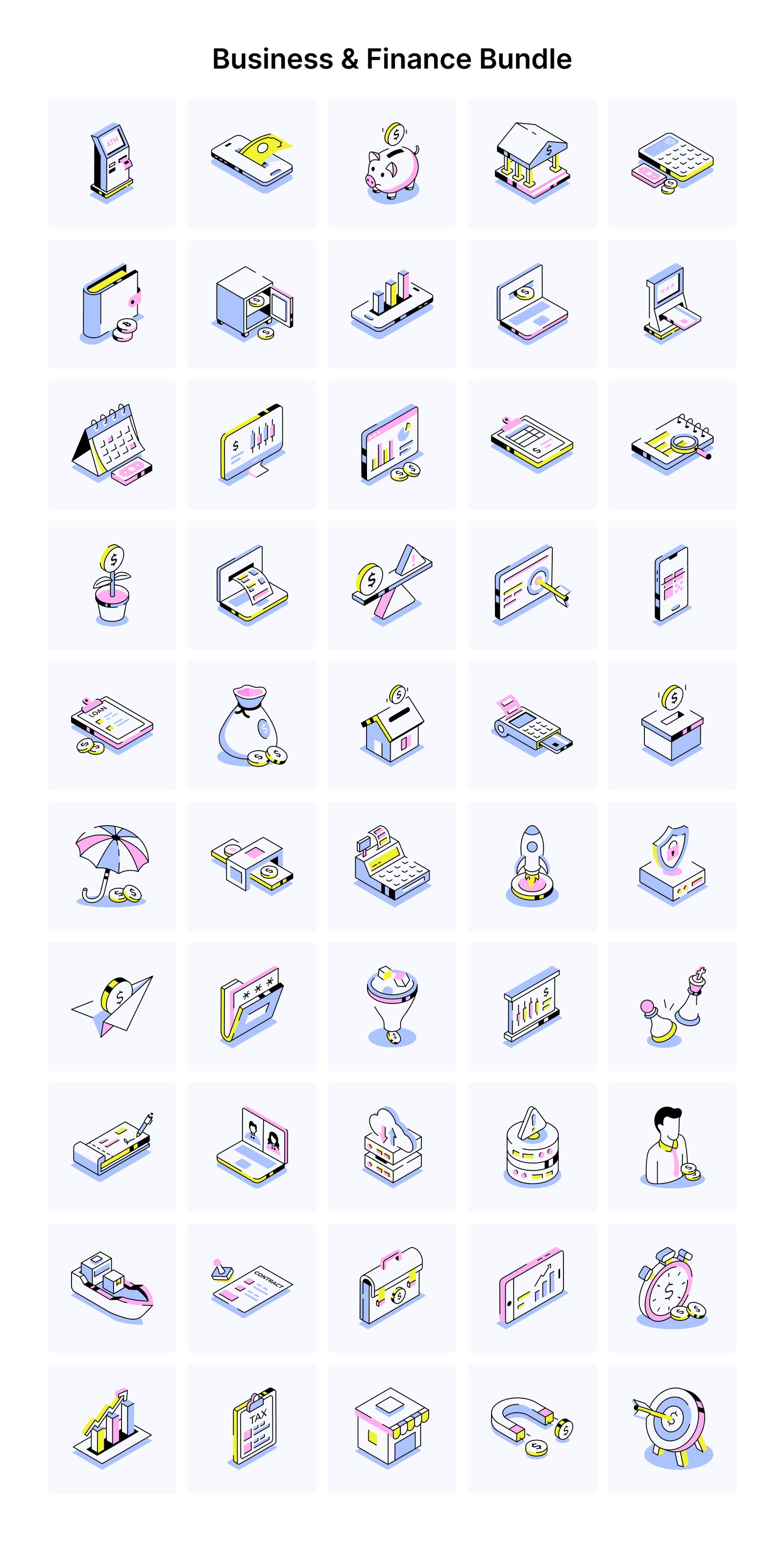 Universal Isometric Icons
