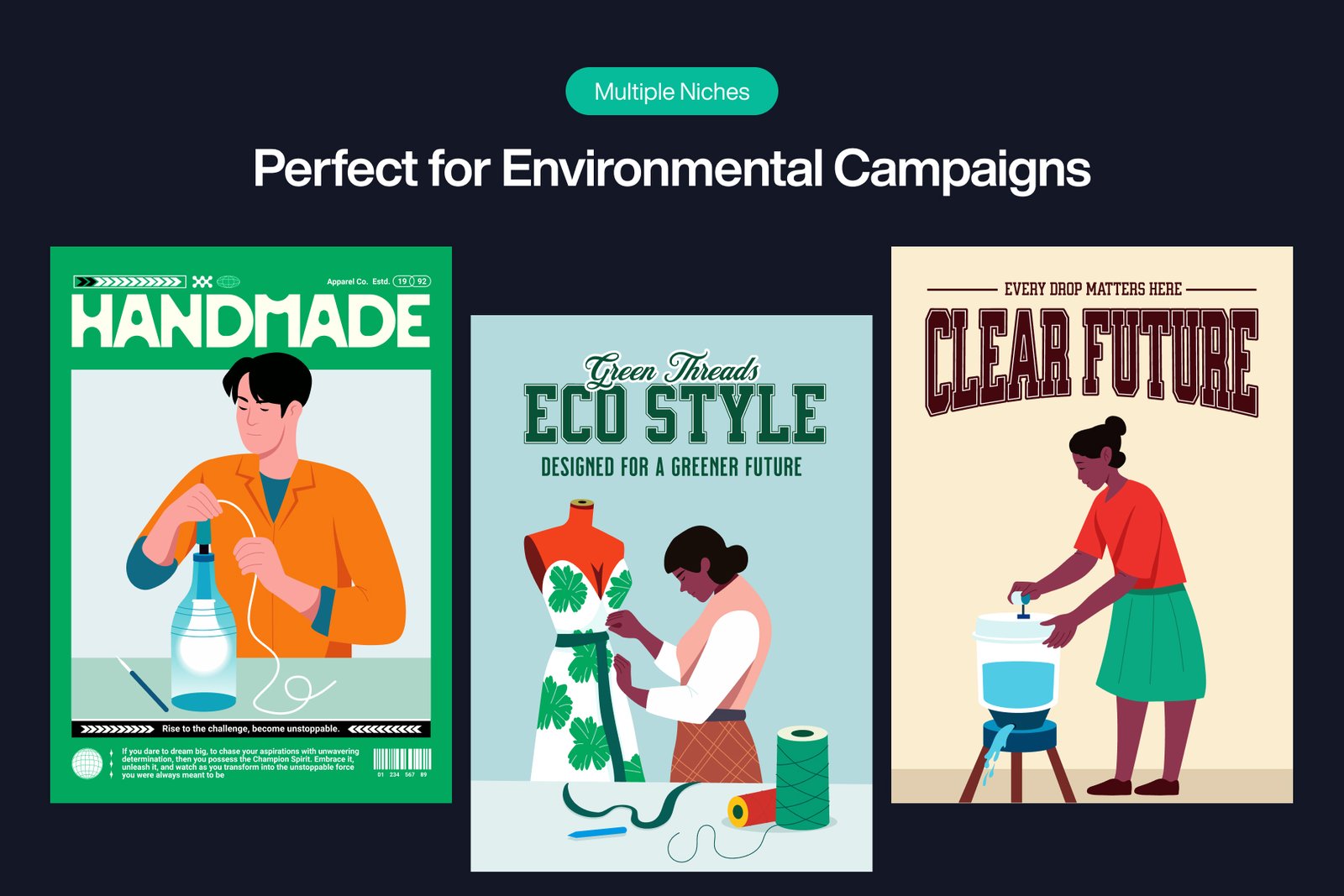 Environment Illustration Art Set