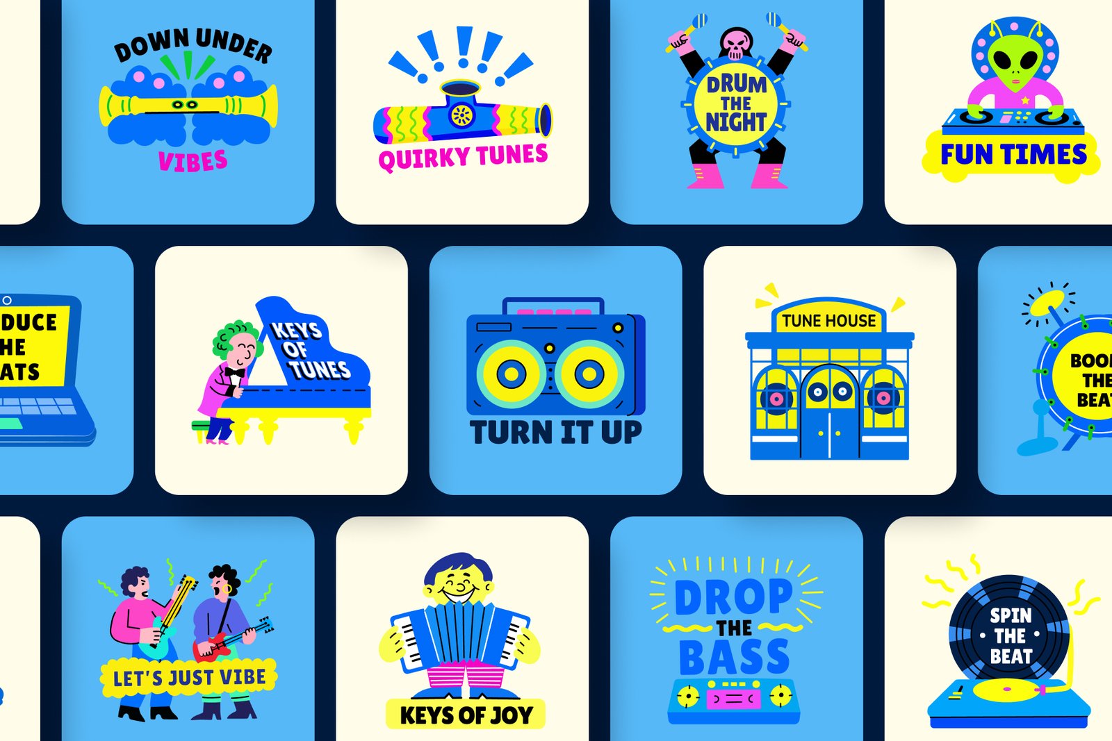 Music Stickers Collection