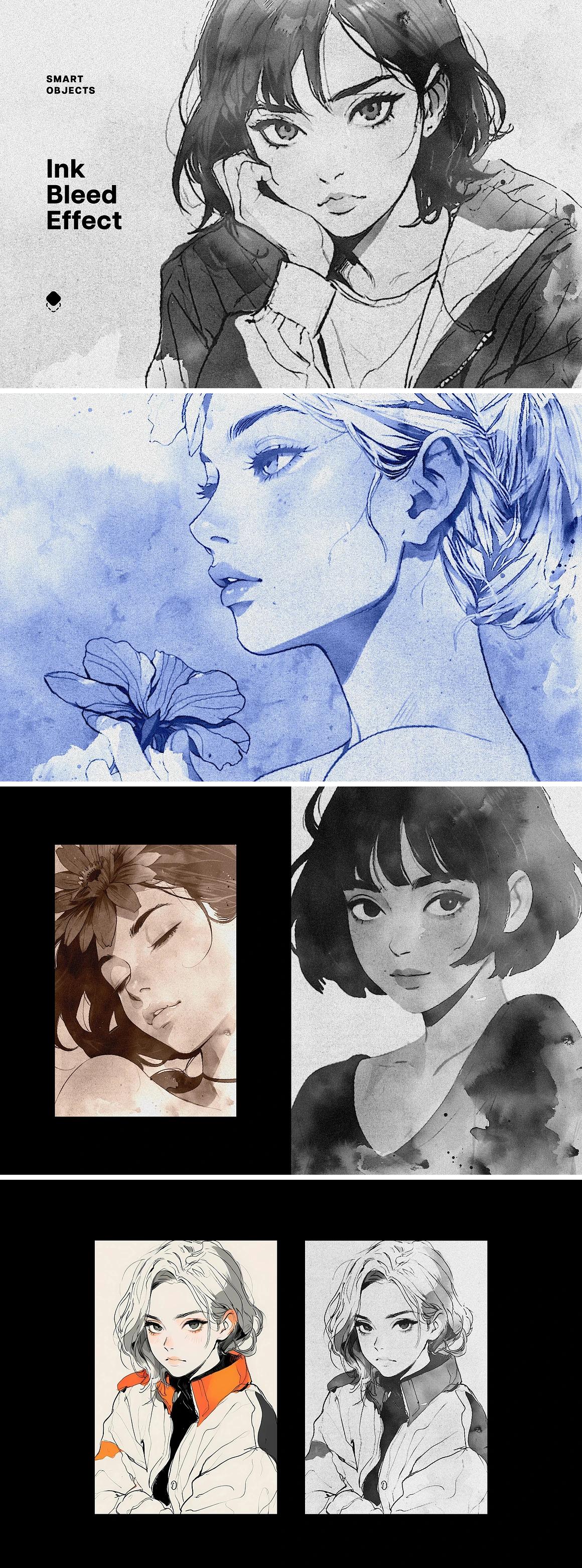 Watercolor Paint Photo Effect Bundle