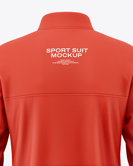 Men's Sport Suit Mockup - Back View