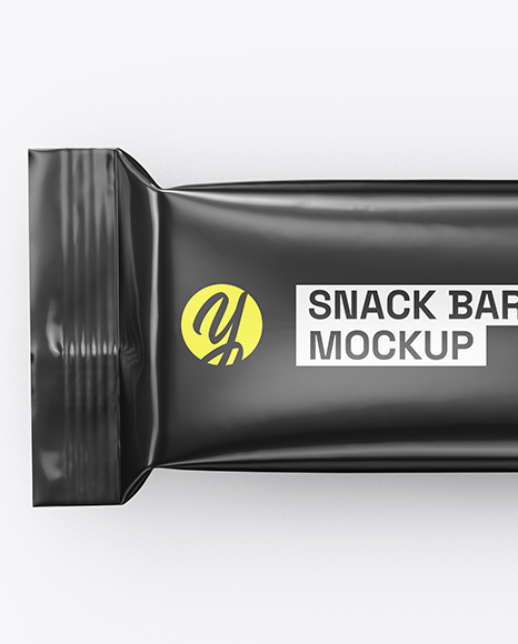 Glossy Snack Package Mockup