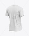 Soccer Jersey Mockup - Back Half Side View