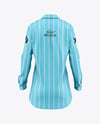 Women's Long Sleeve Shirt Mockup - Back View