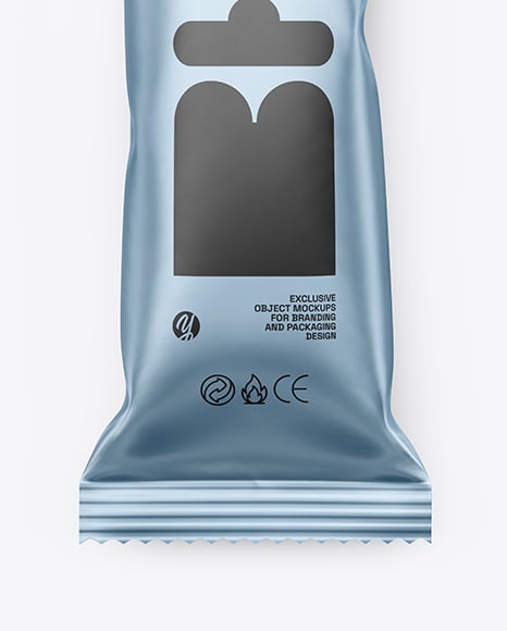 Matte Metallic Package Mockup