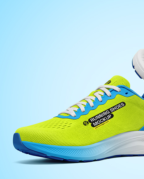 Pair Of Running Shoes Mockup