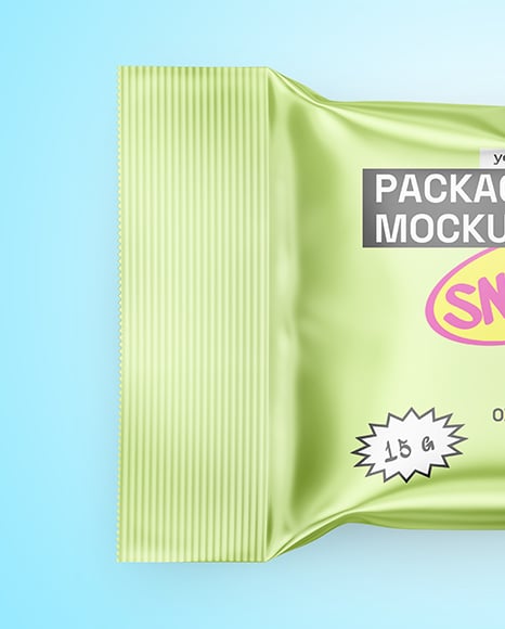 Matte Metallic Package Mockup