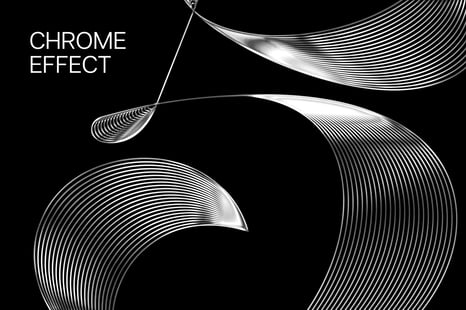 Silver Chrome Effect - Chrome effect