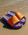 Slide Sandals on the Beach Mockup