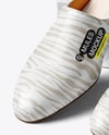 Pair of Mules with Shoe Box Mockup