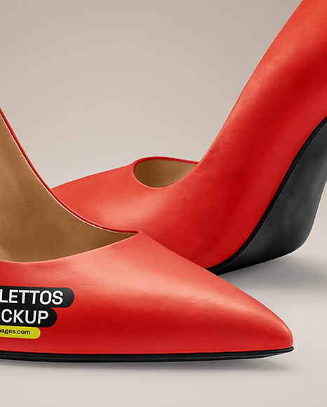Pair of Stilettos Mockup