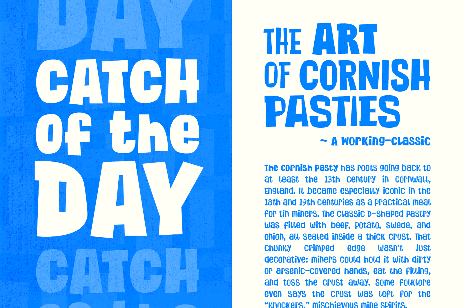 Chip Shop - A Straight Cut Poster Font