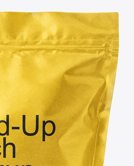 Kraft Stand-up Pouch Mockup